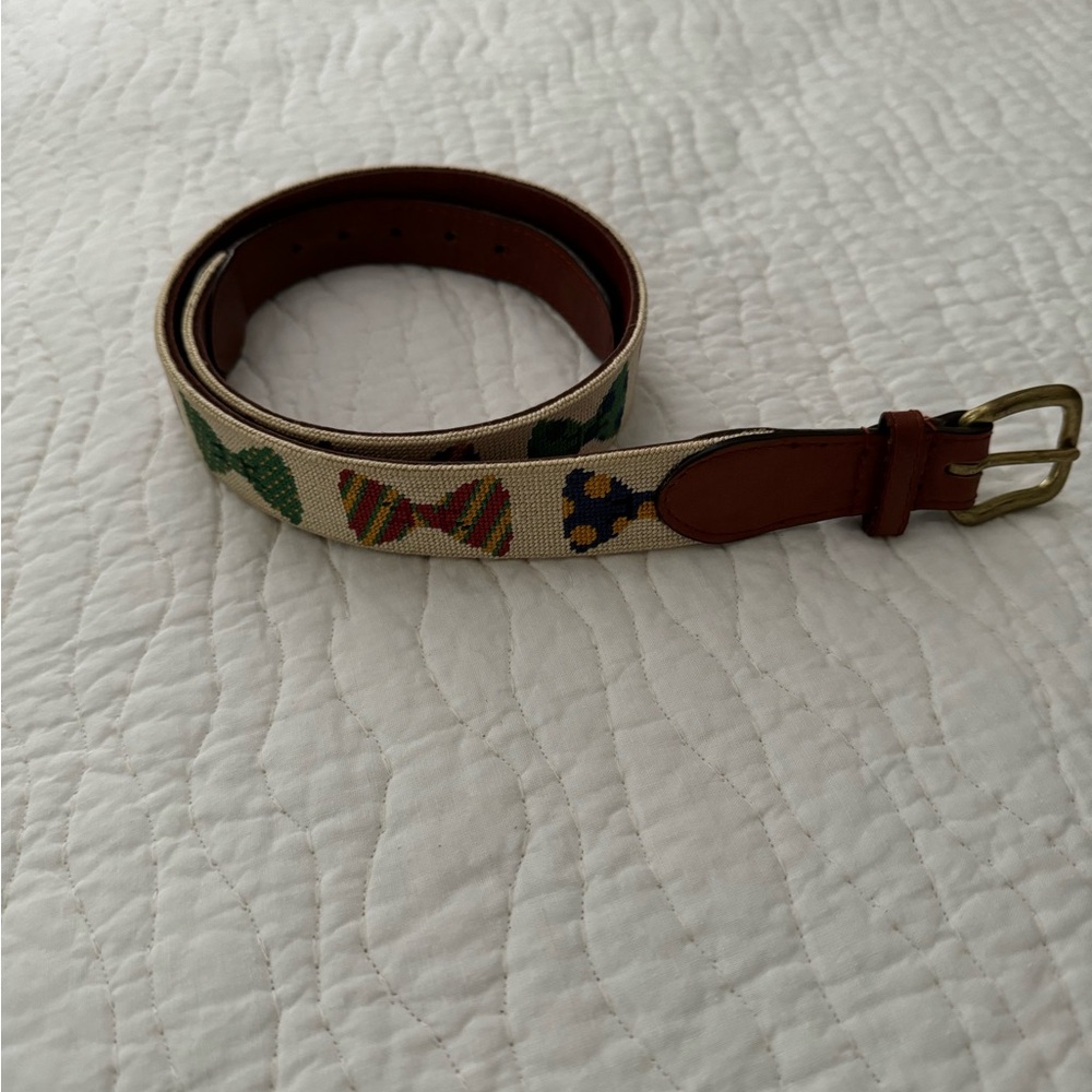 Smathers & Branson Bow-tie Khaki Belt